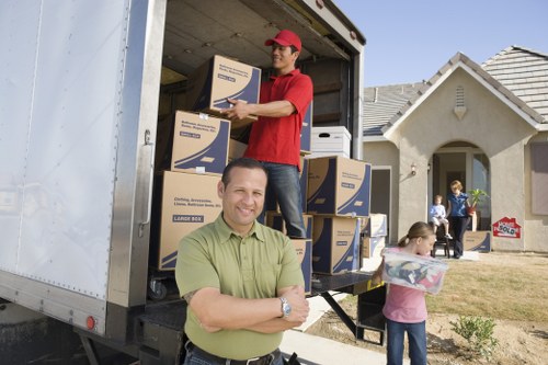 Commercial moving truck service for Belmont businesses