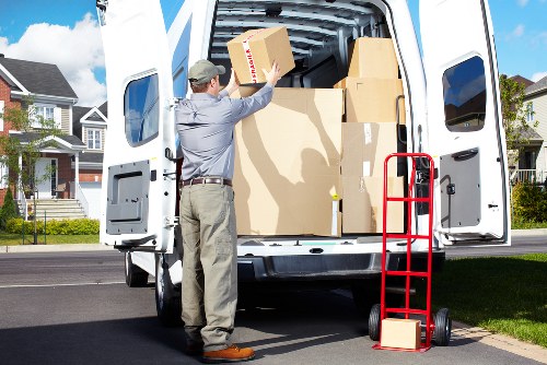 Sturdy moving boxes suitable for Belmont properties with limited access